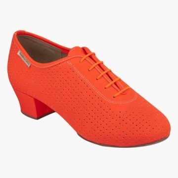 Style 1326 - Neon Orange Perf Eco Leather