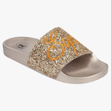 Gold sparkle on sale slides
